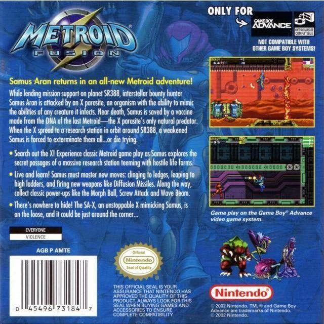 GBA - Metroid Fusion (Cartridge Only)