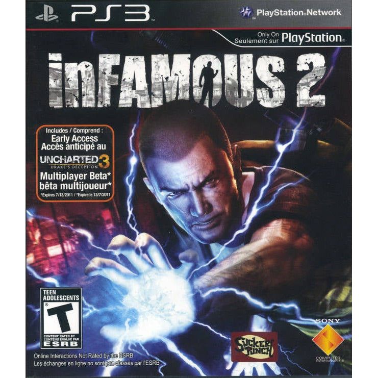 PS3 - Infamous 2 (Printed Cover Art)