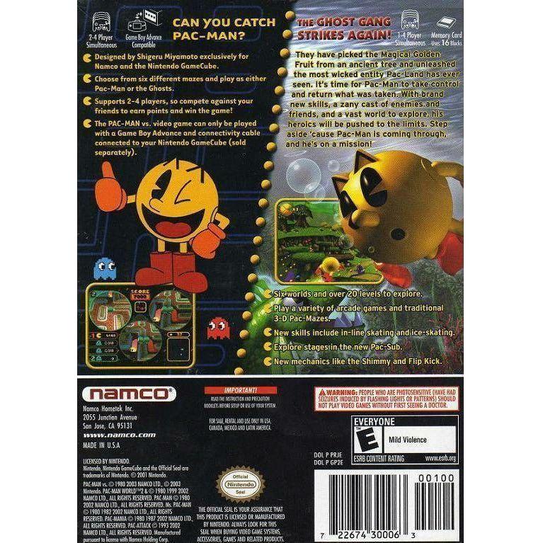 GameCube - Pac-Man contre Pac-Man World 2 (choix du joueur)