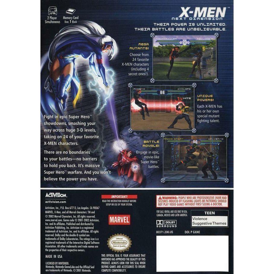 GameCube - X-Men Next Dimension