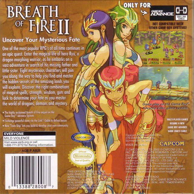 GBA - Breath of Fire II (cartouche uniquement)