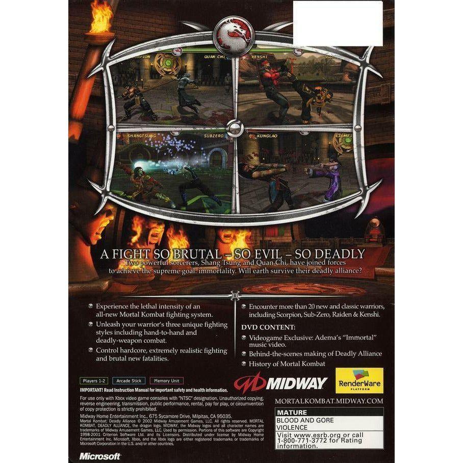 XBOX - Mortal Kombat Alliance mortelle