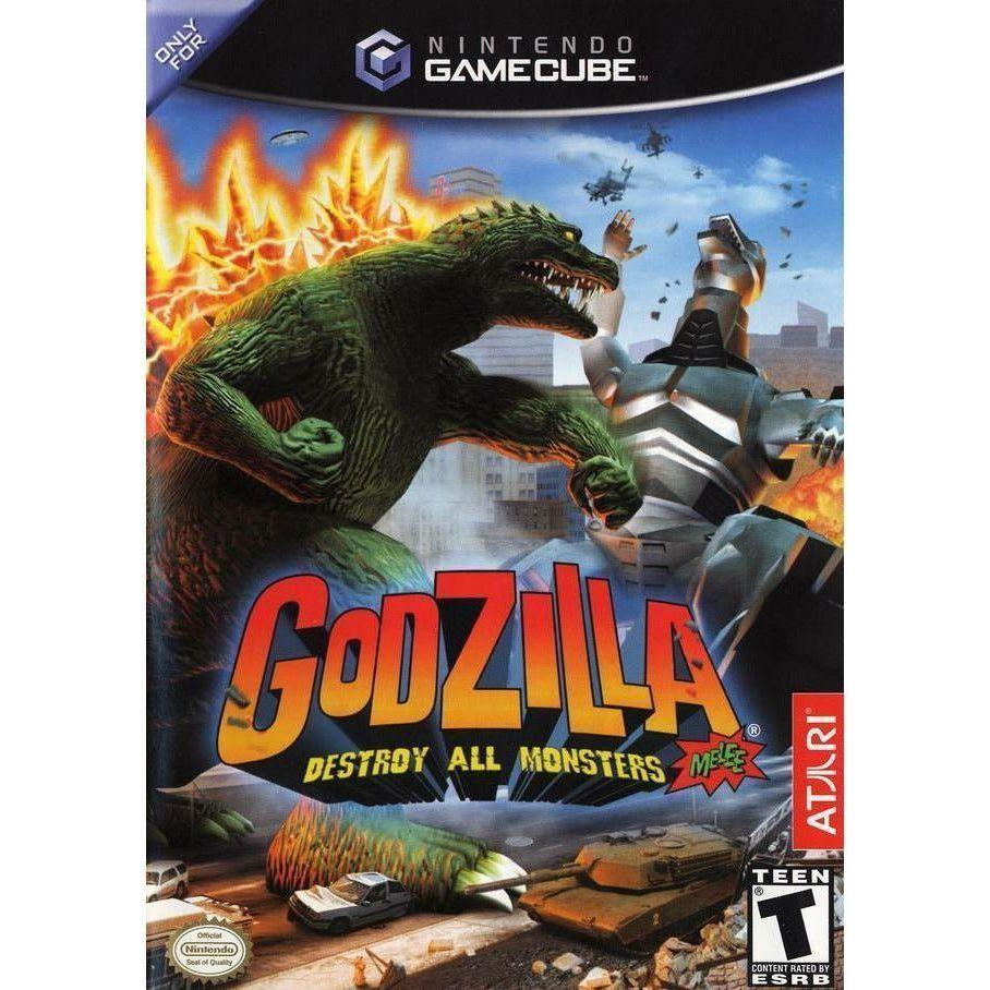 GameCube - Godzilla détruit tous les monstres en mêlée