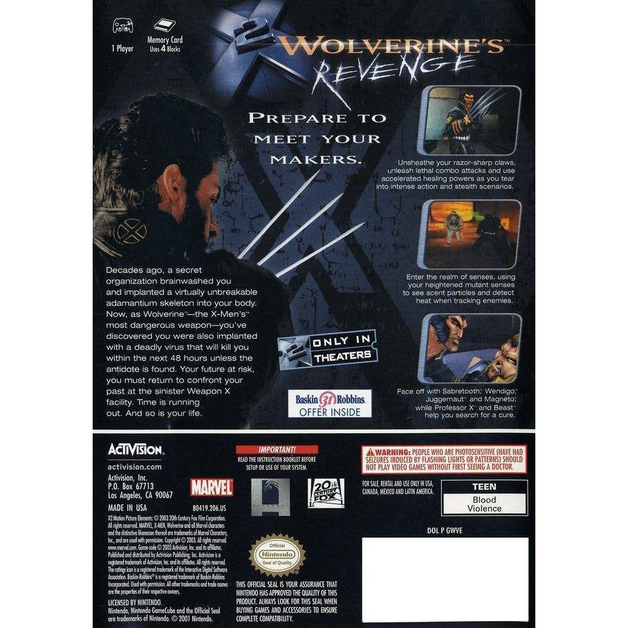 GameCube - X2 Wolverine's Revenge