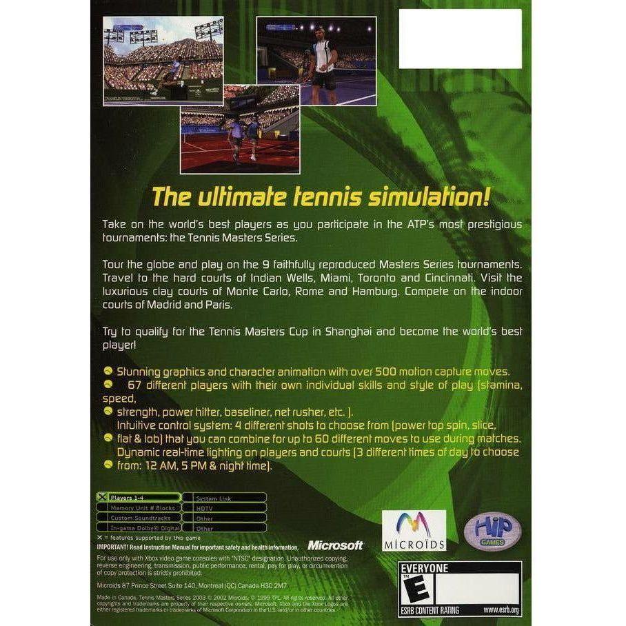 XBOX - Tennis Masters Series 2003