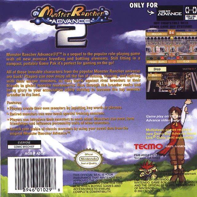 GBA - Monster Rancher Advance 2 (cartouche uniquement)