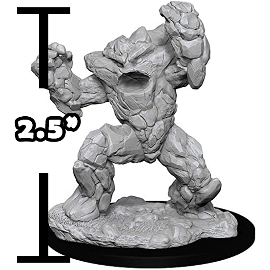 D&D - Minis - Nolzurs Marvelous Miniatures - Earth Elemental