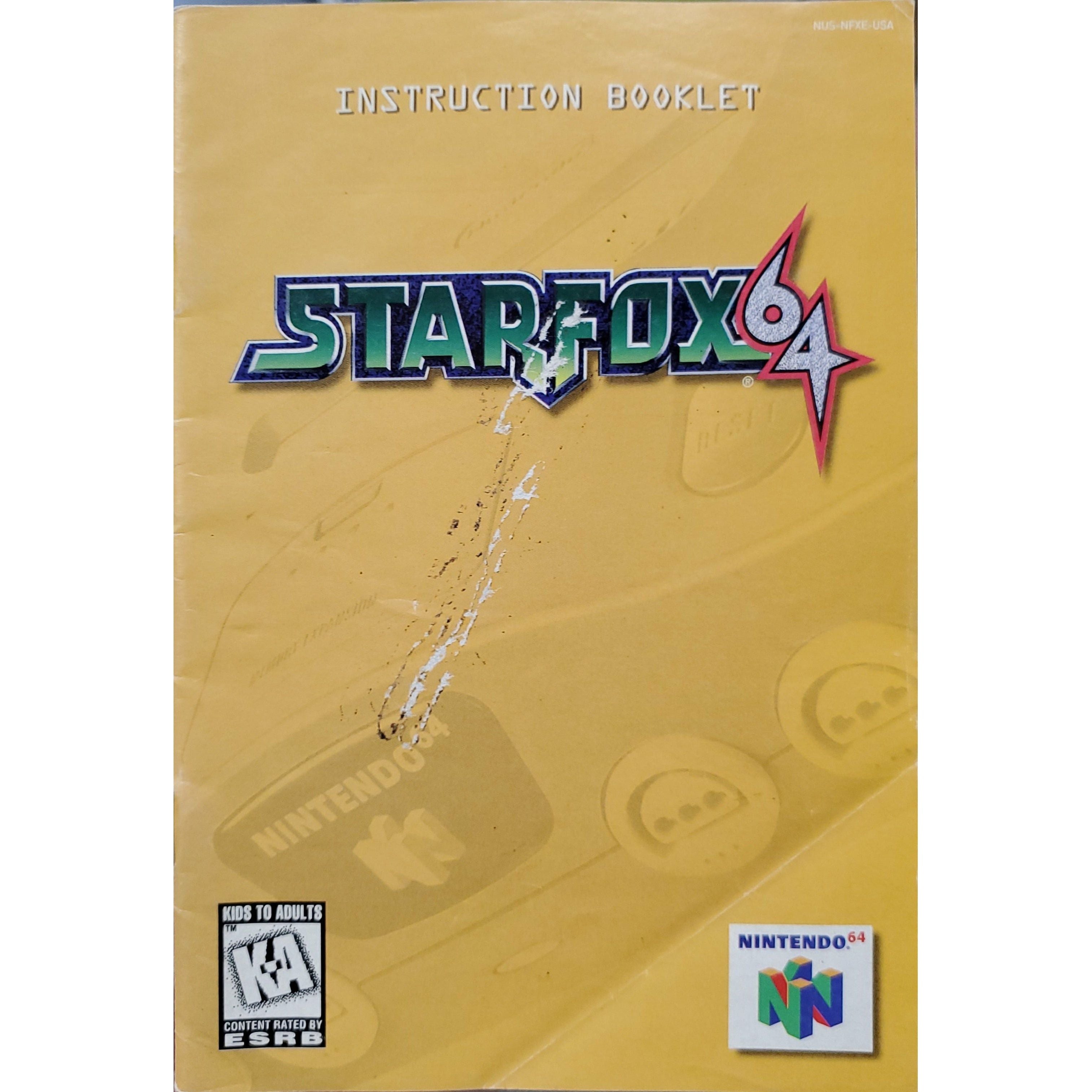 N64 - Star Fox 64 (Manuel)