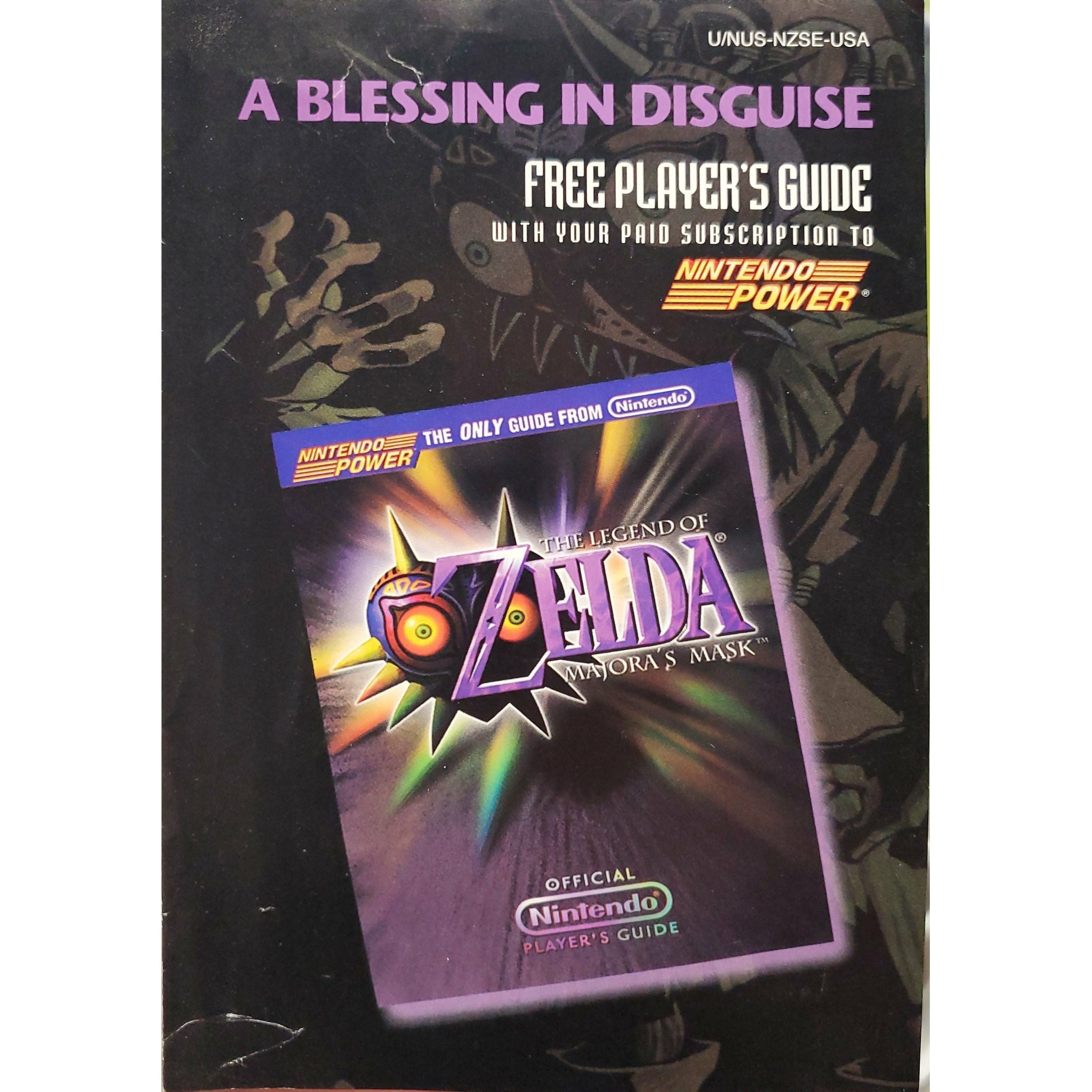 The Legend of Zelda Majoras hotsell Mask Nintendo Power Guide