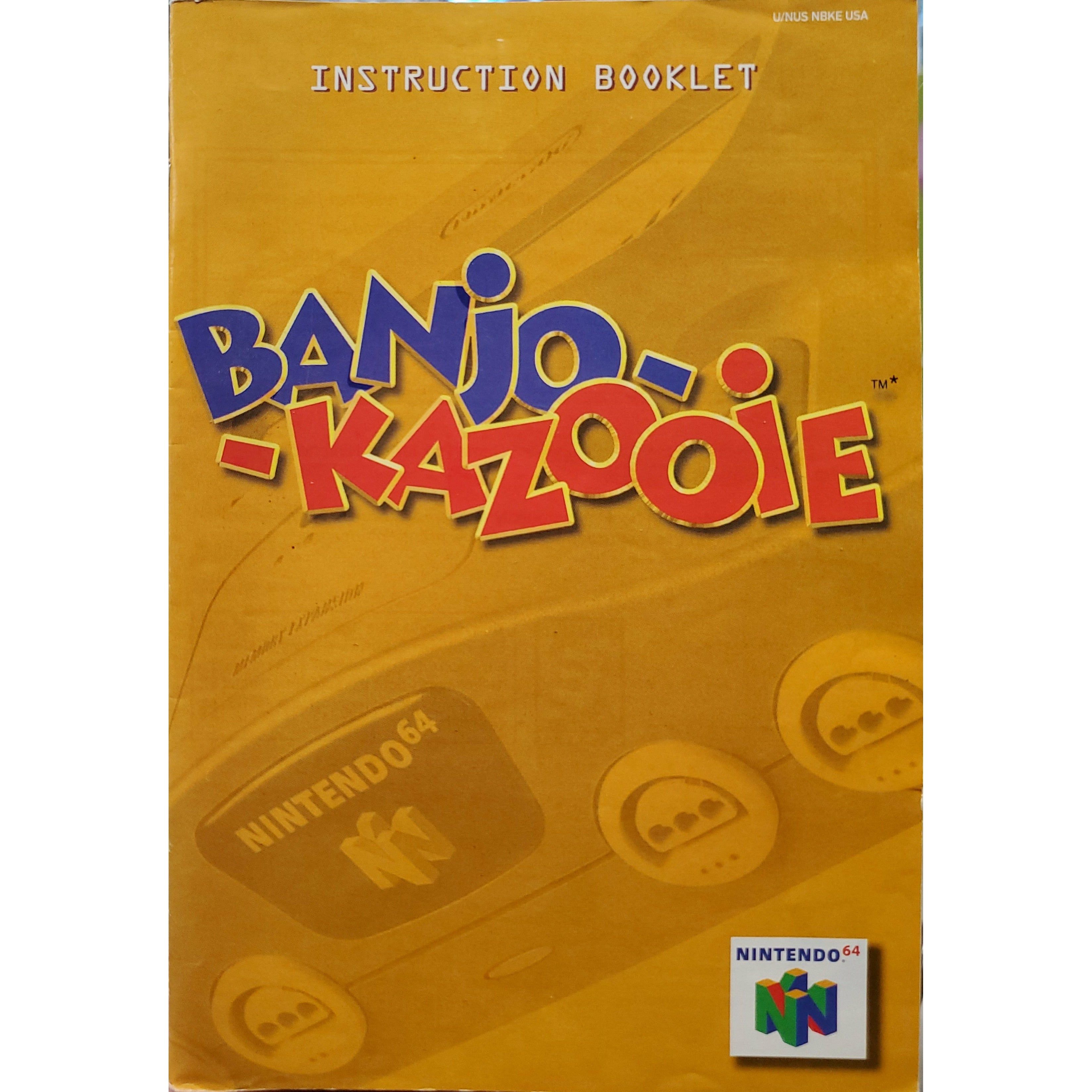 N64 - Banjo-Kazooie (Manuel)