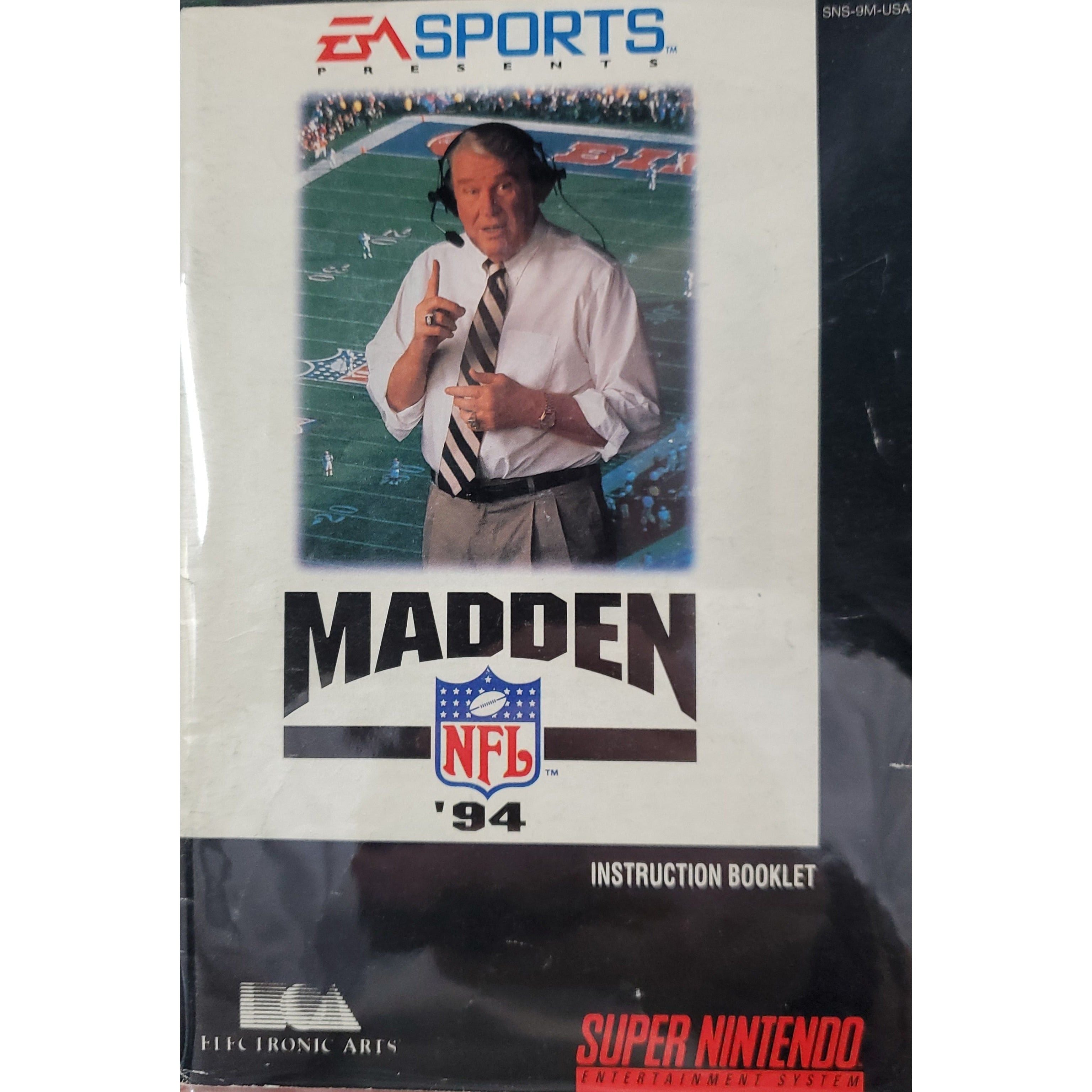 SNES-Madden NFL 94 (Manuel)