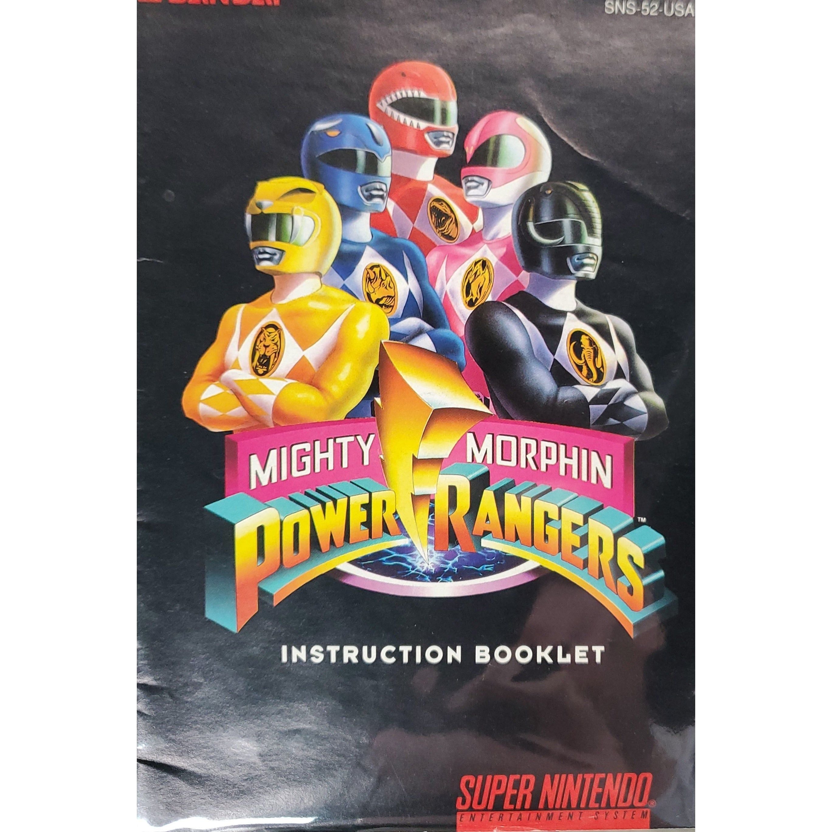 SNES - Mighty Morphin Power Rangers (Manuel)