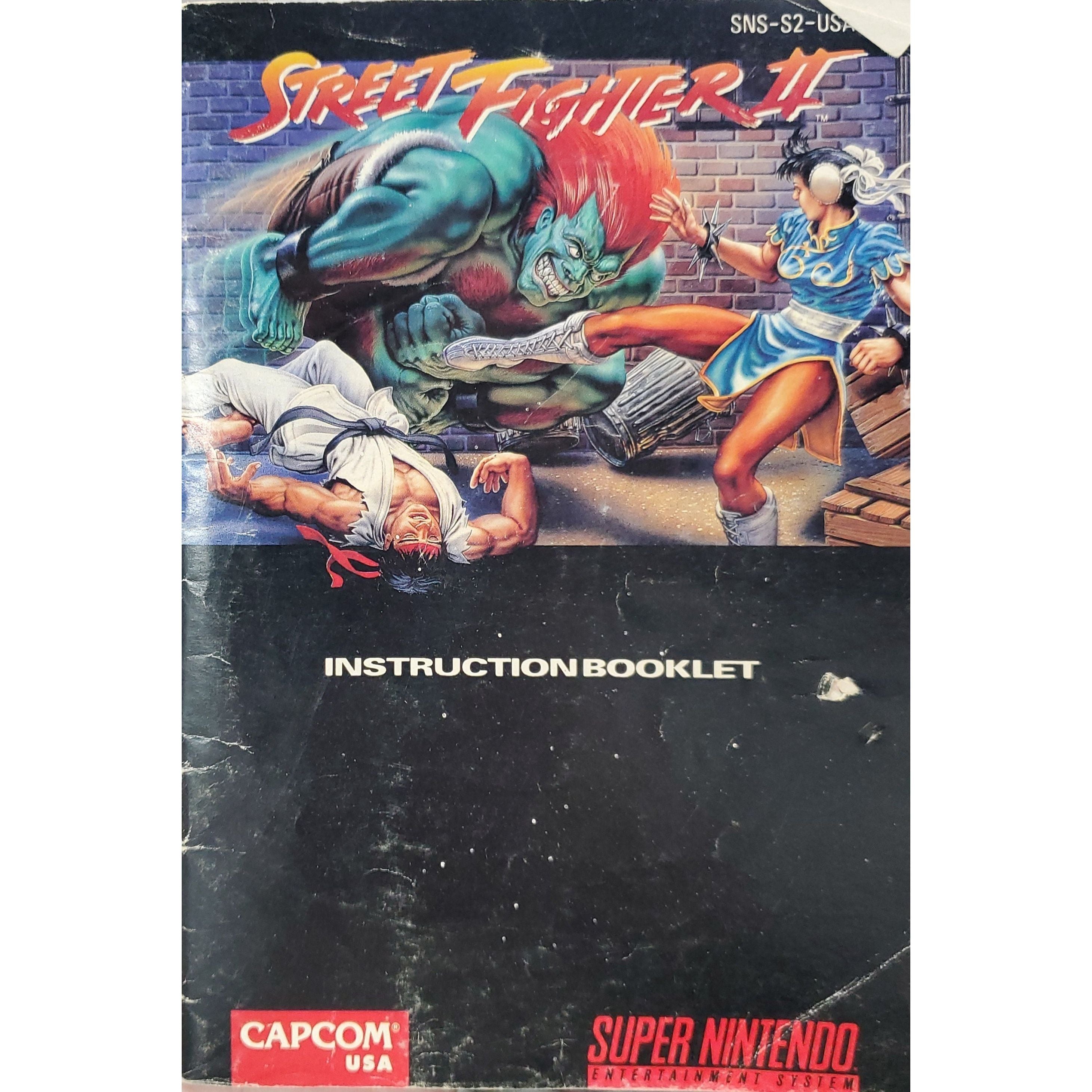 SNES-Street Fighter II (Manuel)