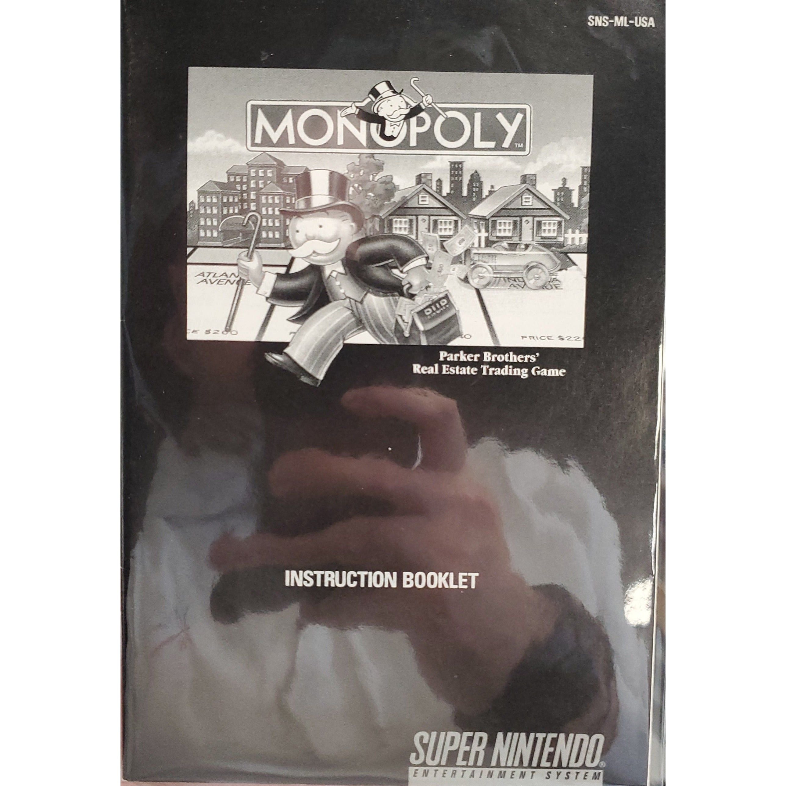 SNES - Monopoly (Manuel monochrome)