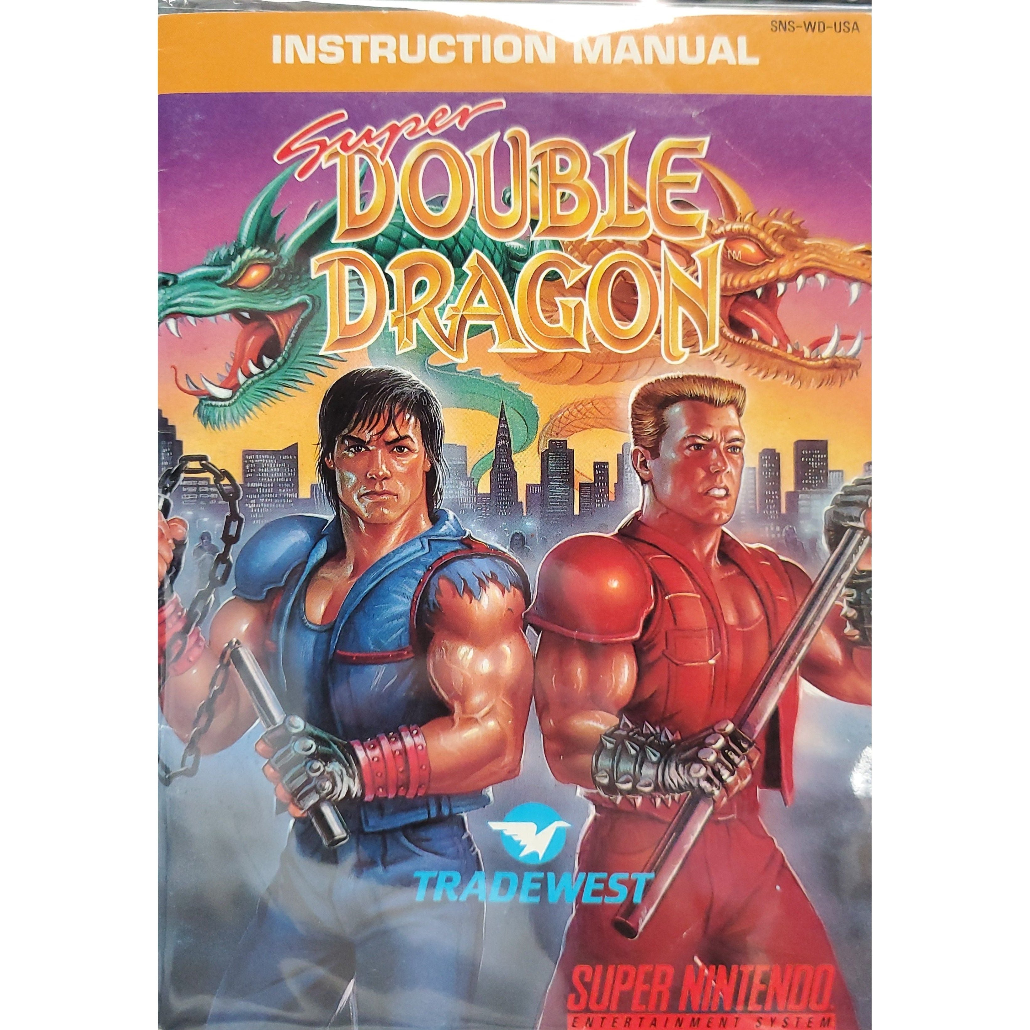 SNES - Super Double Dragon (Manuel)