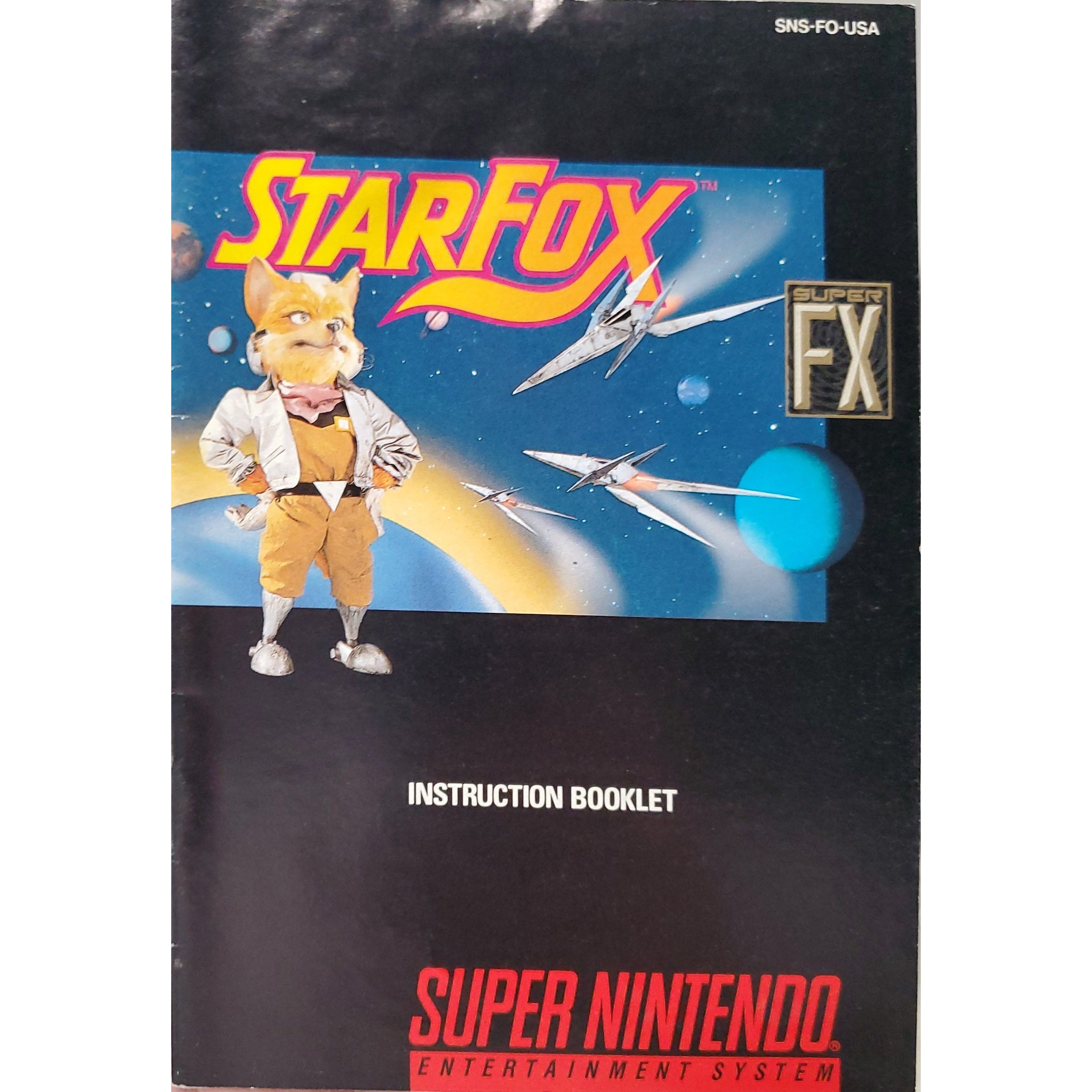 SNES-Star Fox (Manuel)