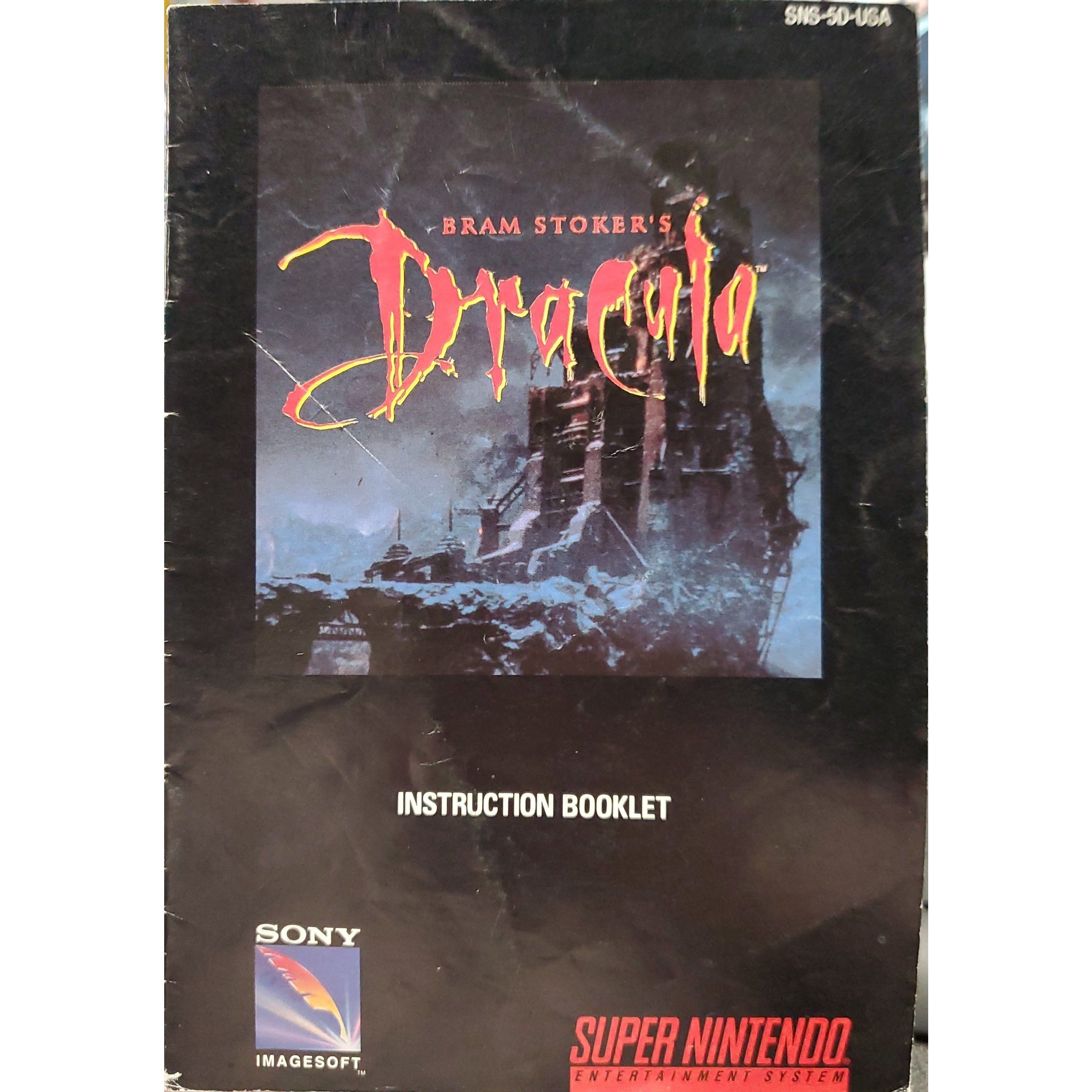 SNES - Dracula de Bram Stoker (Manuel)