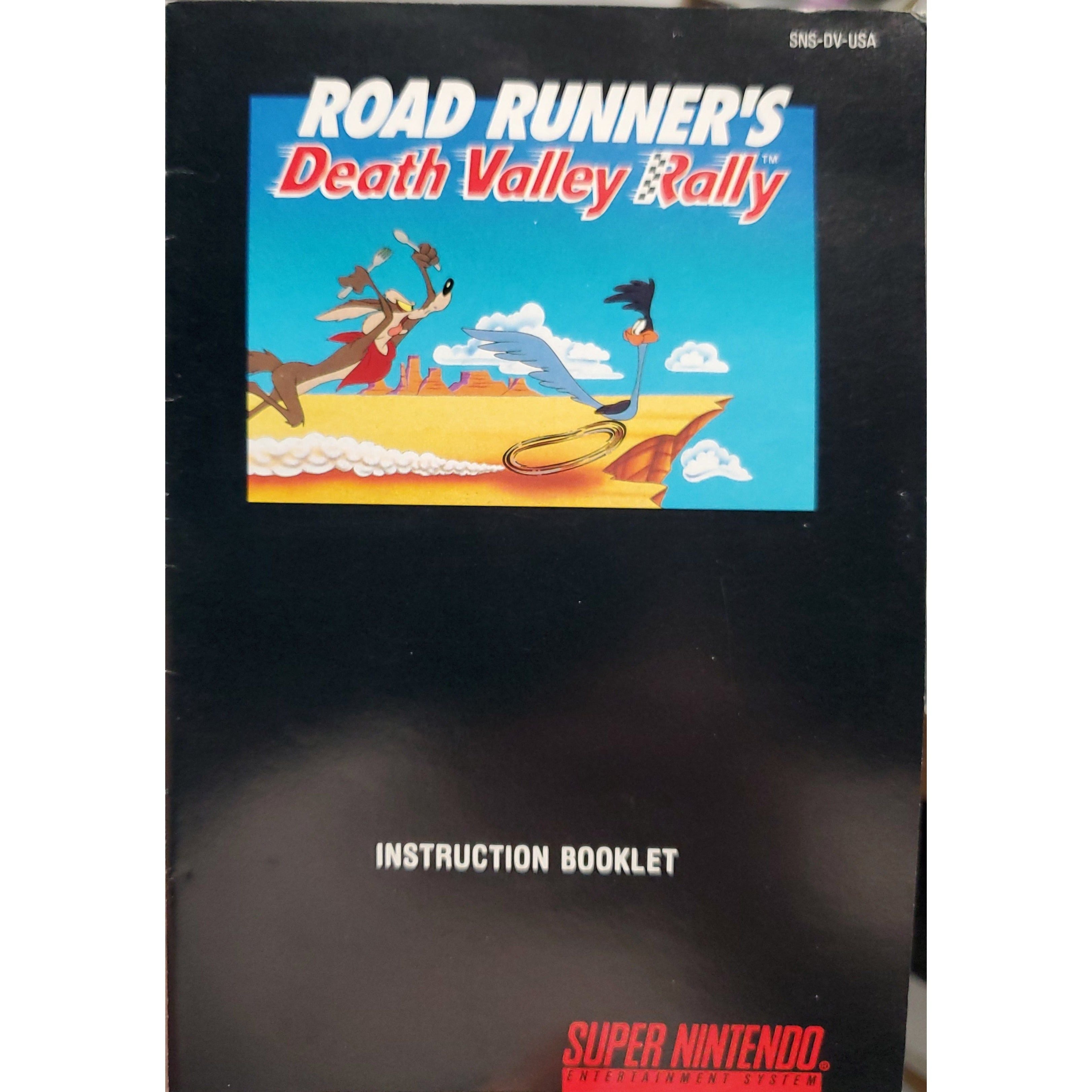 SNES - Road Runner's Death Valley Rally (Manuel)