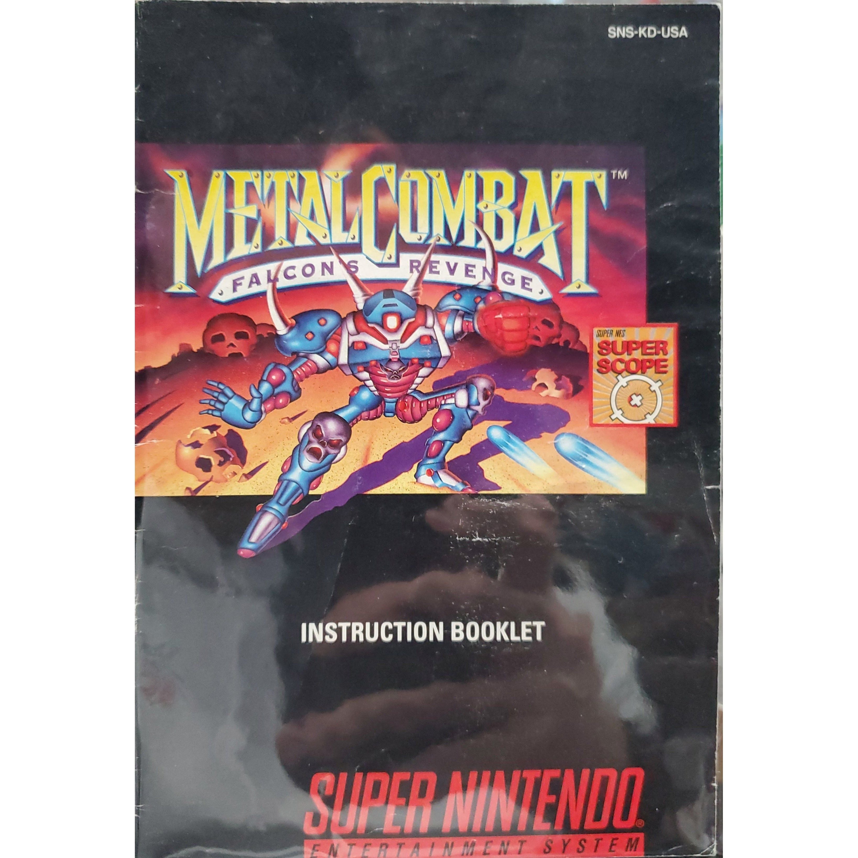 SNES - Metal Combat Falcon's Revenge (Manuel)