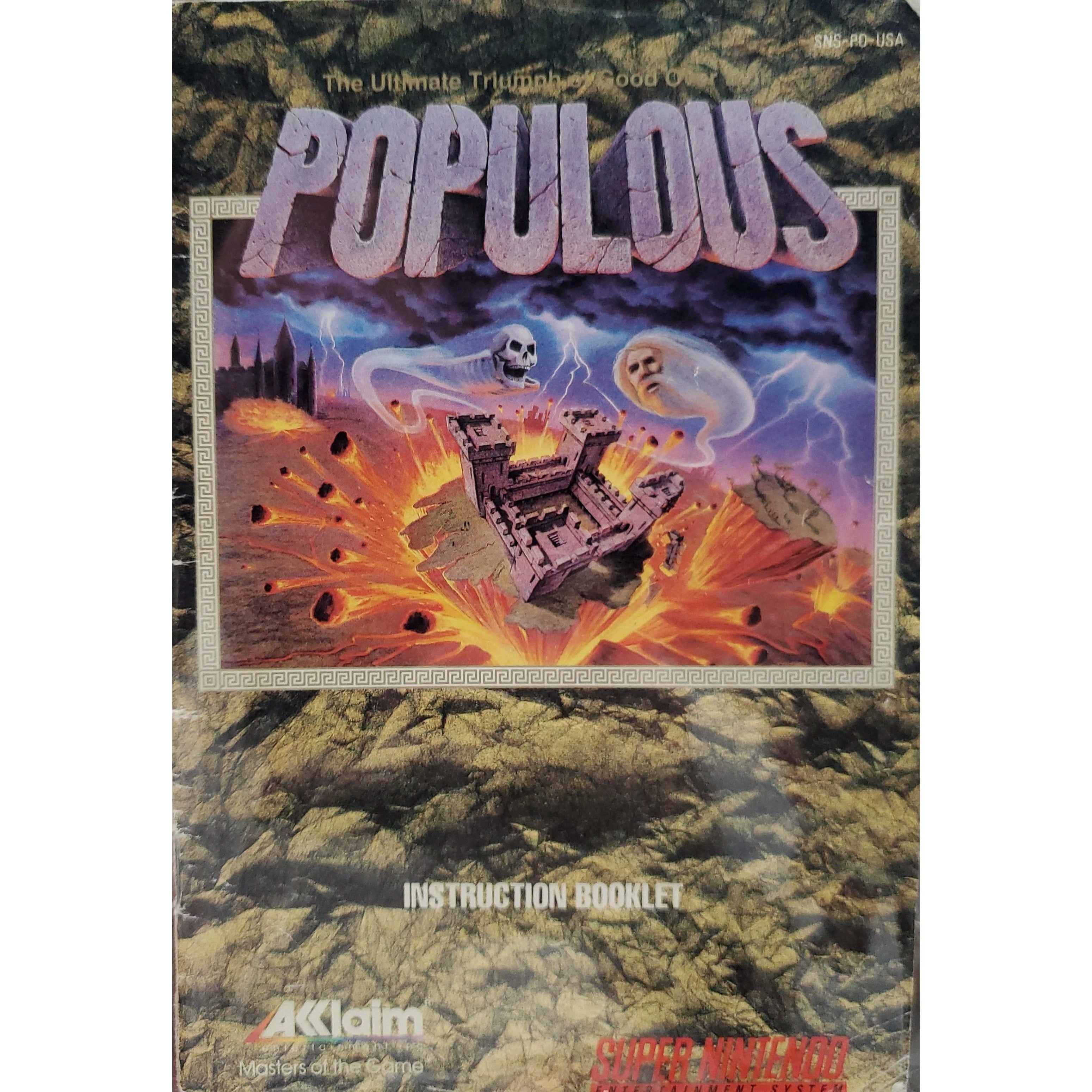 SNES - Populous (Manuel)