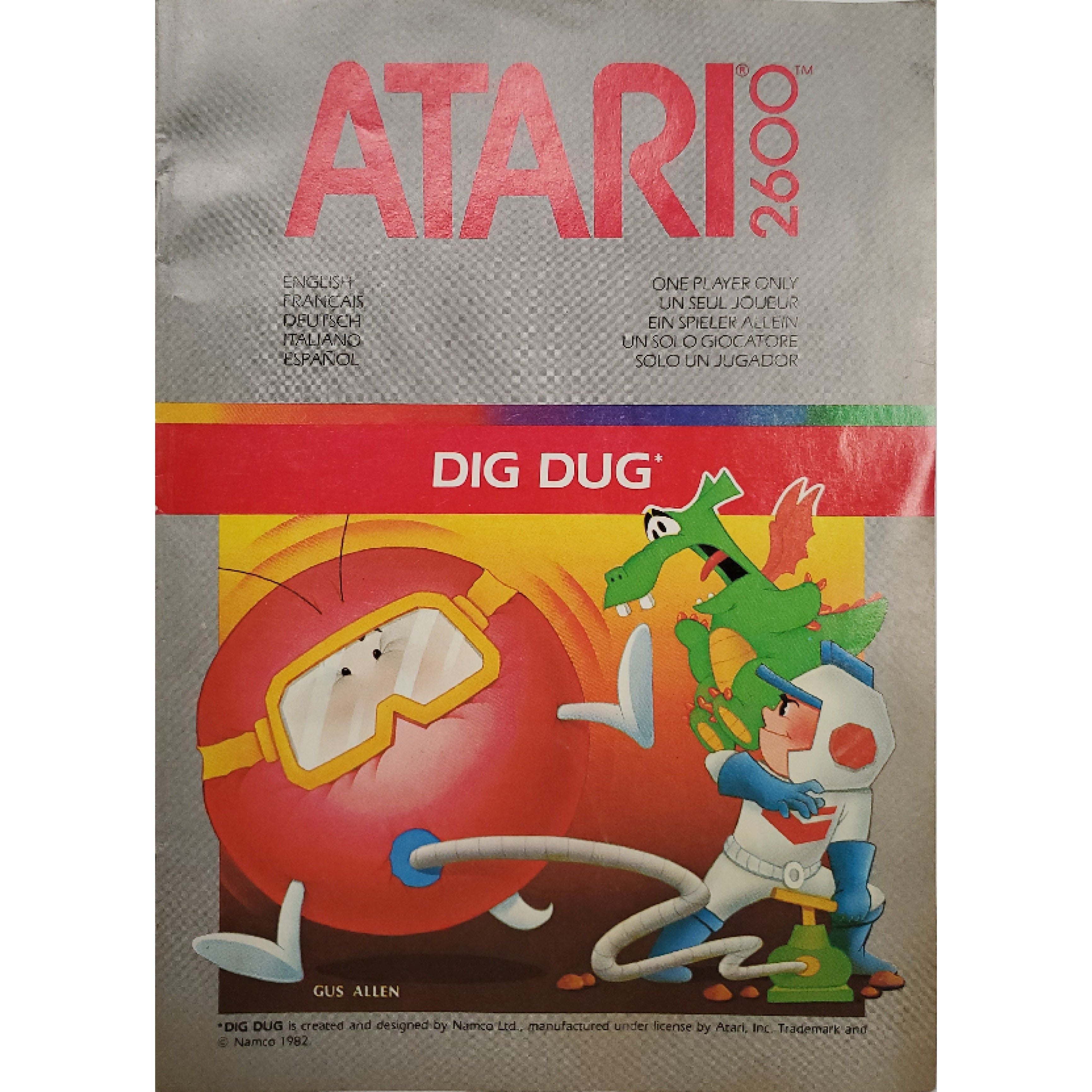 Atari 2600 - Dig Dug (Manuel)