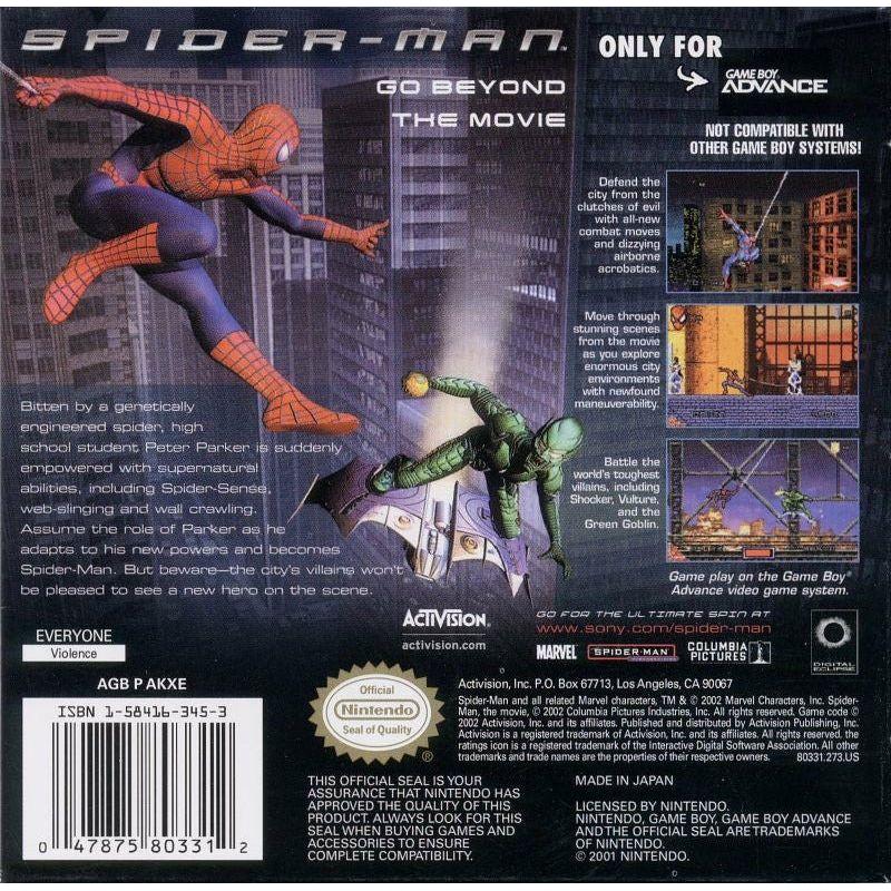 GBA - Spider-Man (Cartridge Only)