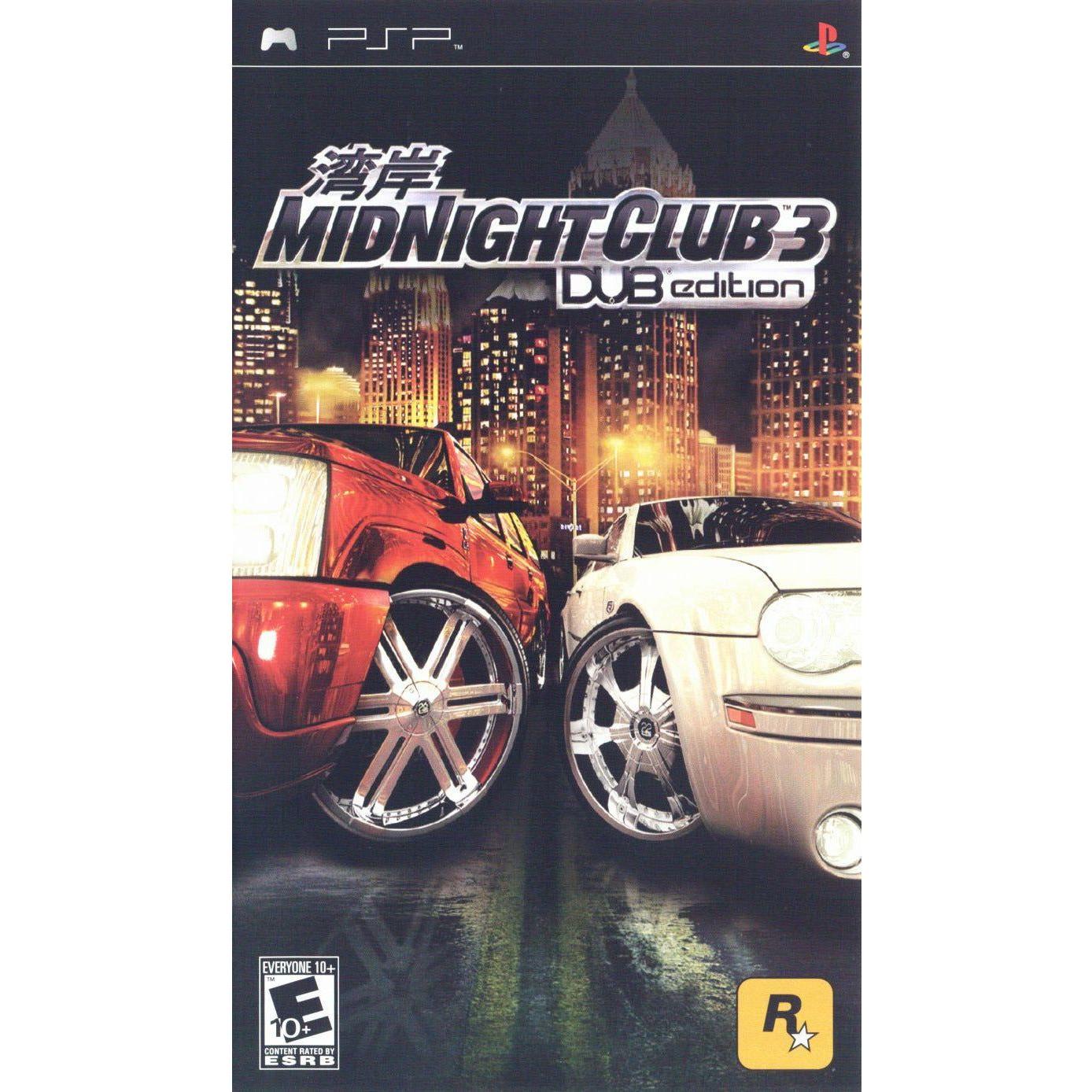 PSP - Midnight Club 3 Dub Edition (dans son étui)