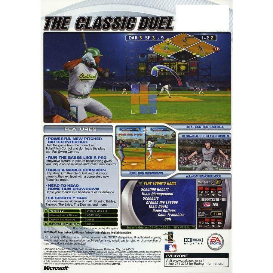 XBOX - MVP Baseball 2003