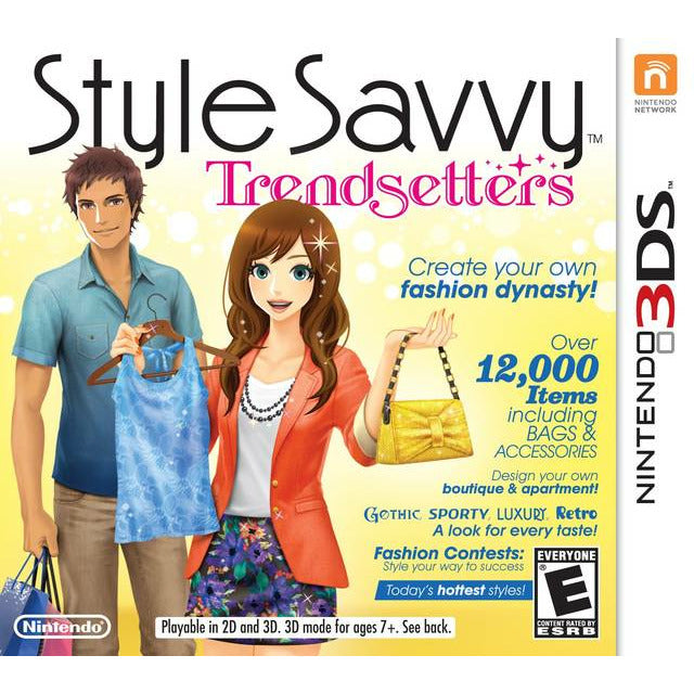 3DS - Des créateurs de tendances avisés en matière de style (au cas où)