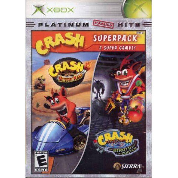 XBOX - Crash Superpack Crash Nitro Kart / Crash Bandicoot La Colère de Cortex