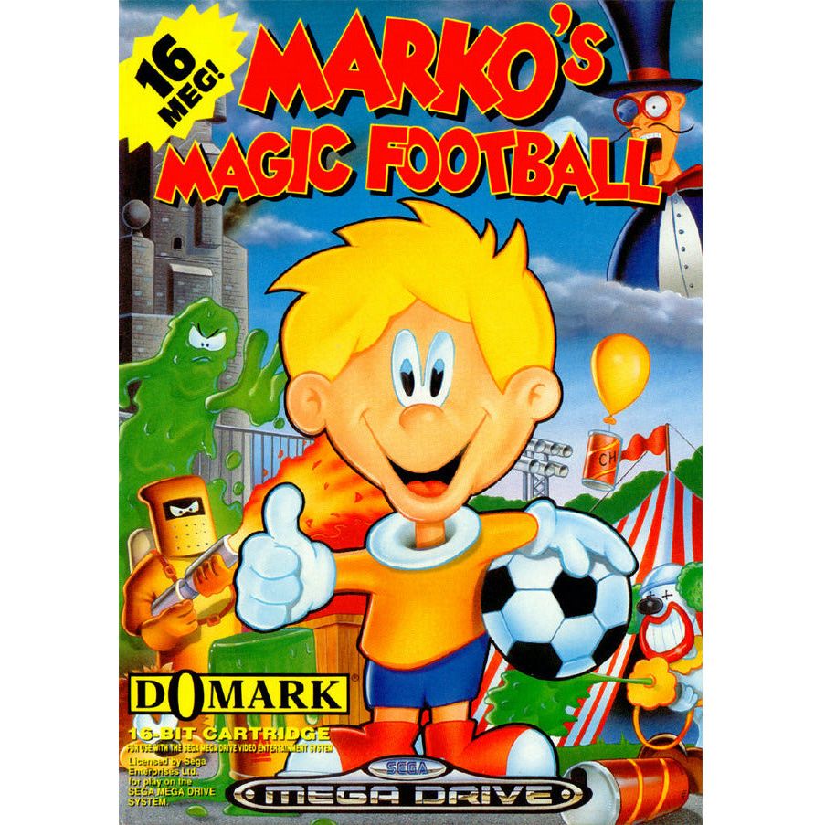 MEGADRIVE - Marko's Magic Football (In Case) (No Manual)