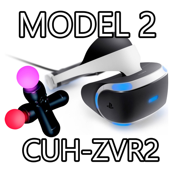 PlayStation VR Model 2 (CUH-ZVR2) Bundle - Includes 2 Move 