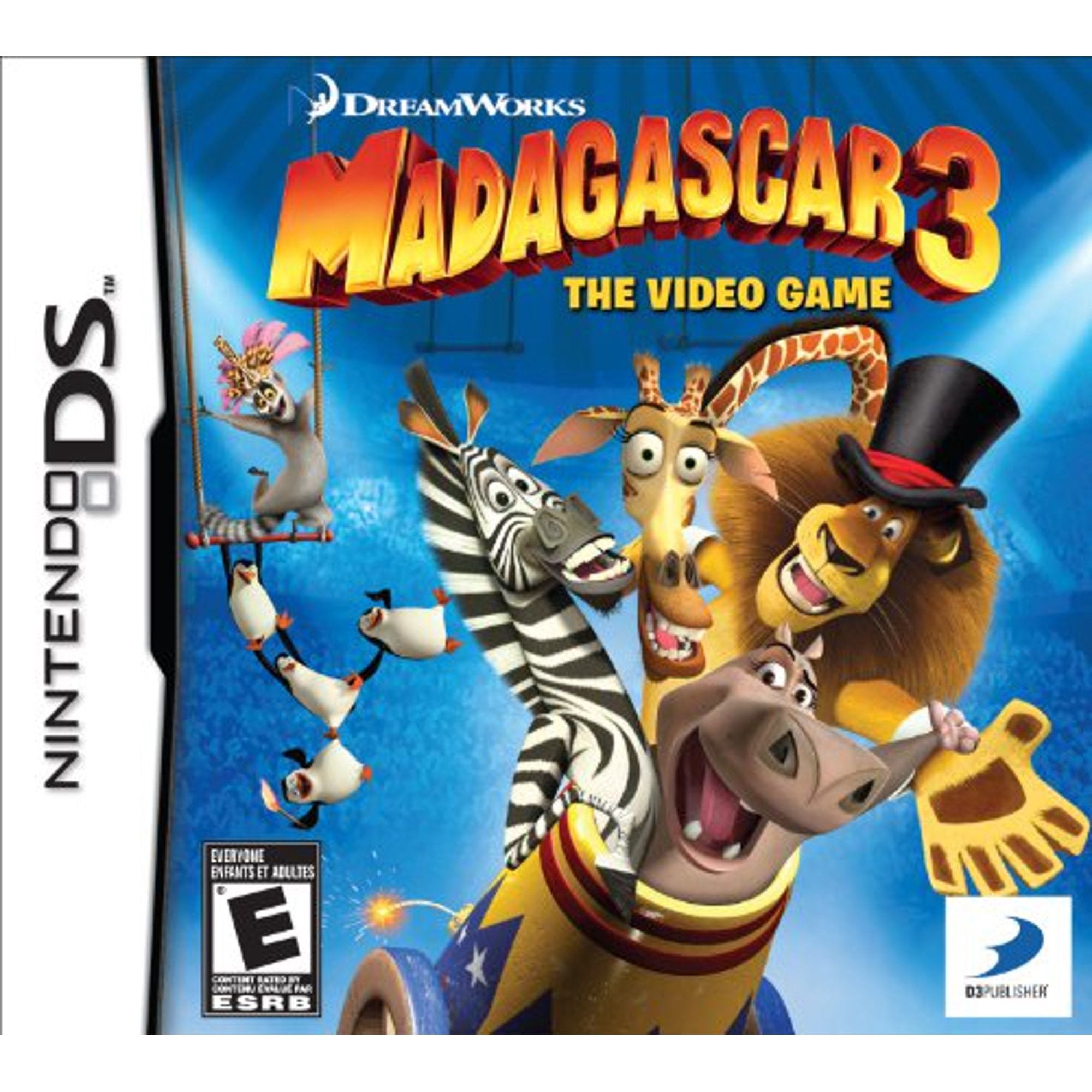 DS - Madagascar 3 Le Jeu Vidéo (Au Cas)