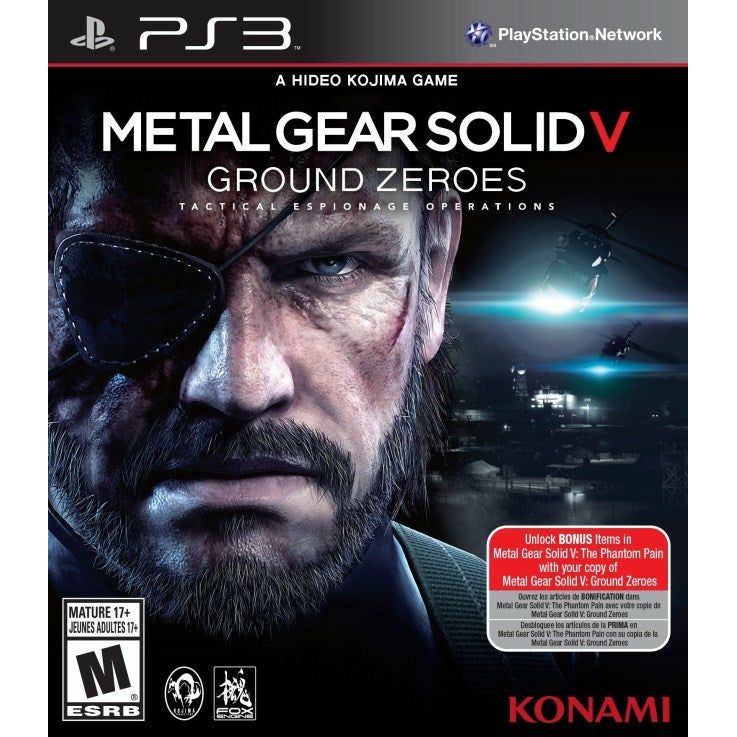 PS3 - Metal Gear Solid V Ground Zeroes