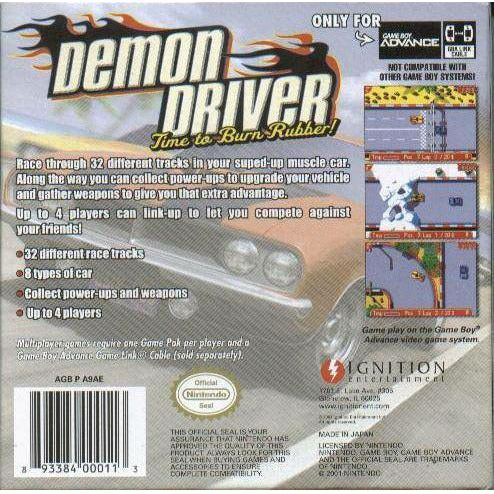 GBA - Demon Driver (cartouche uniquement)