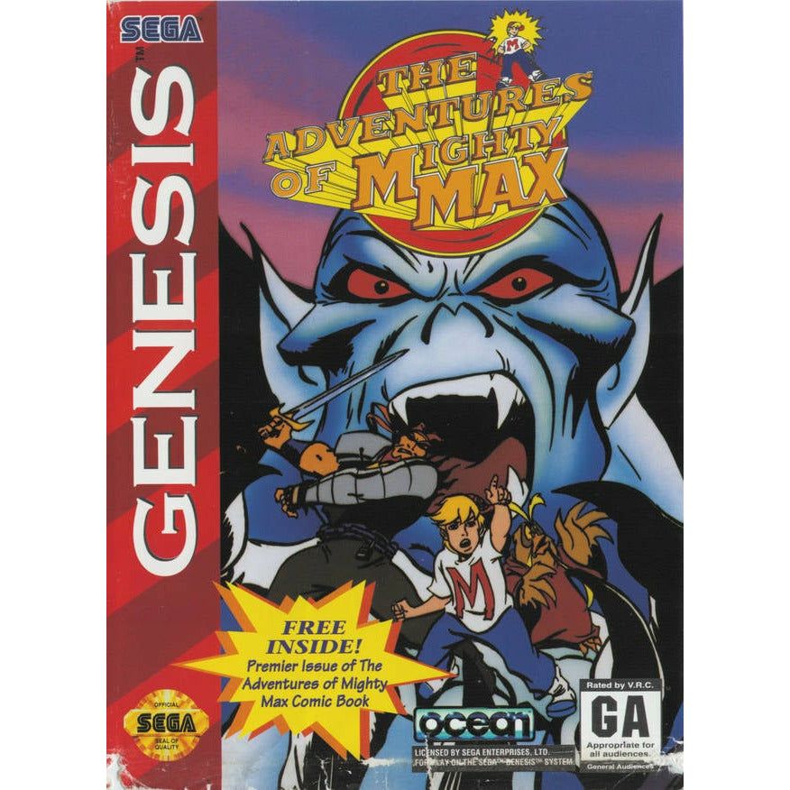 Genesis - Les aventures de Mighty Max (cartouche uniquement)