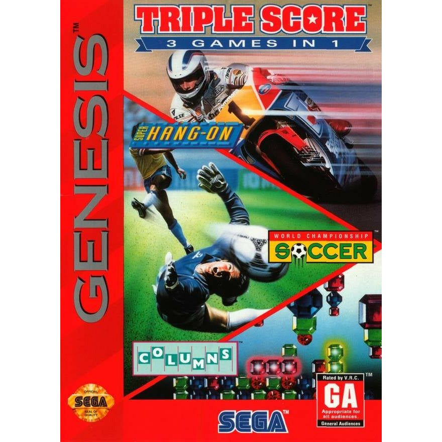 Genesis - Triple Score 3 jeux en 1 (cartouche uniquement)