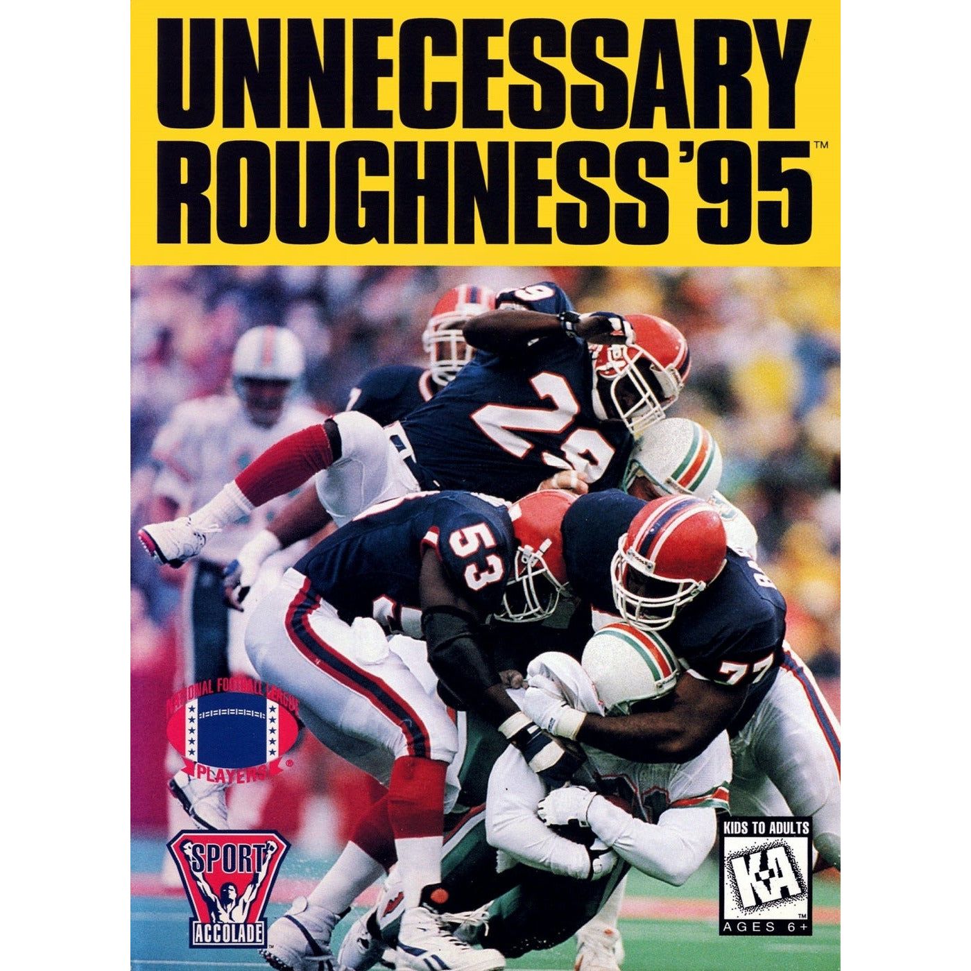 Genesis - Unnecessary Roughness 95 (Cartridge Only)