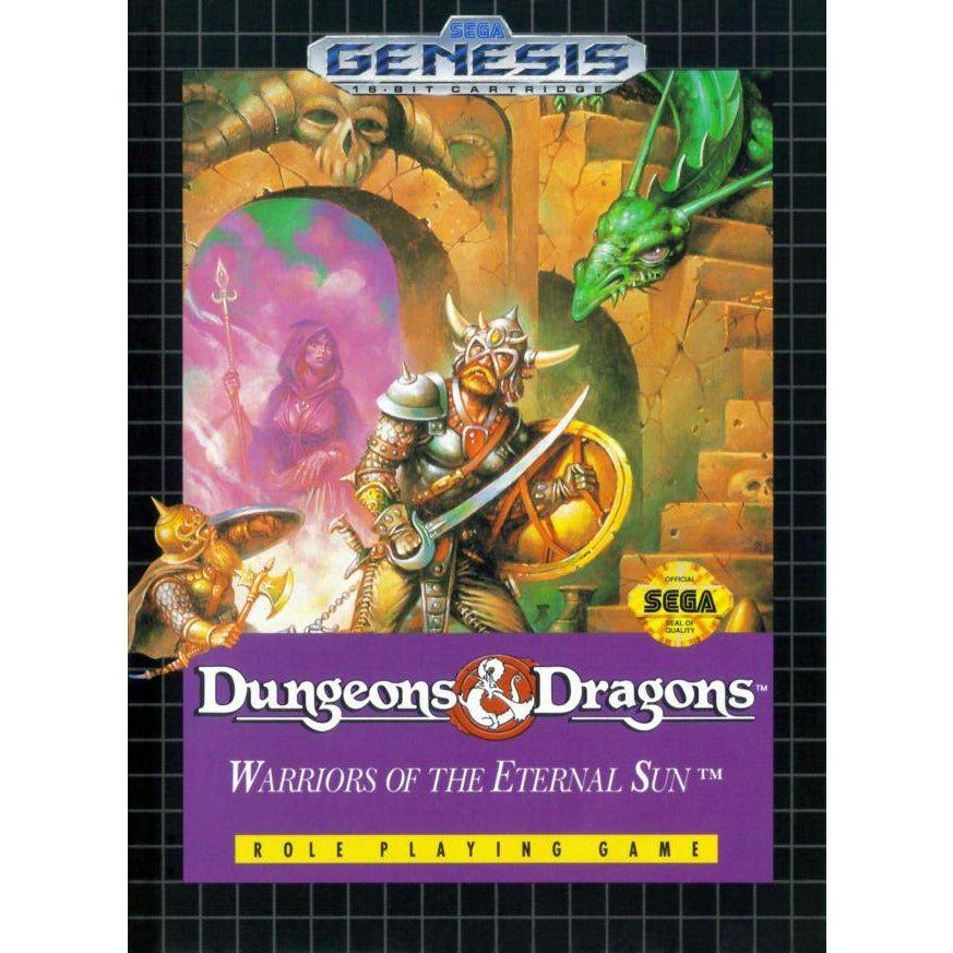 Genesis - Dungeons and Dragons Warriors of the Eternal Sun (Cartridge Only)