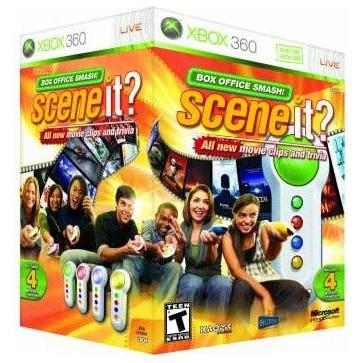 XBOX 360 - Scene It? Box Office Smash Complete with Controllers