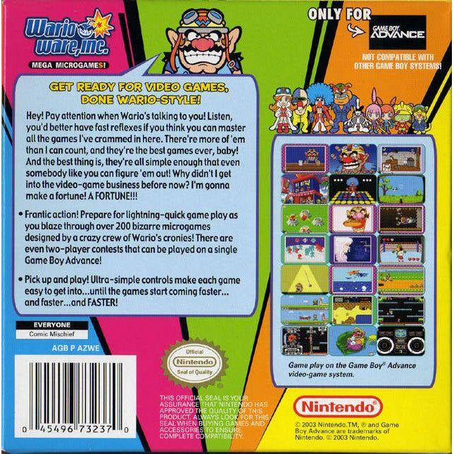 GBA - Warioware Inc Mega Microgames (Cartridge Only)