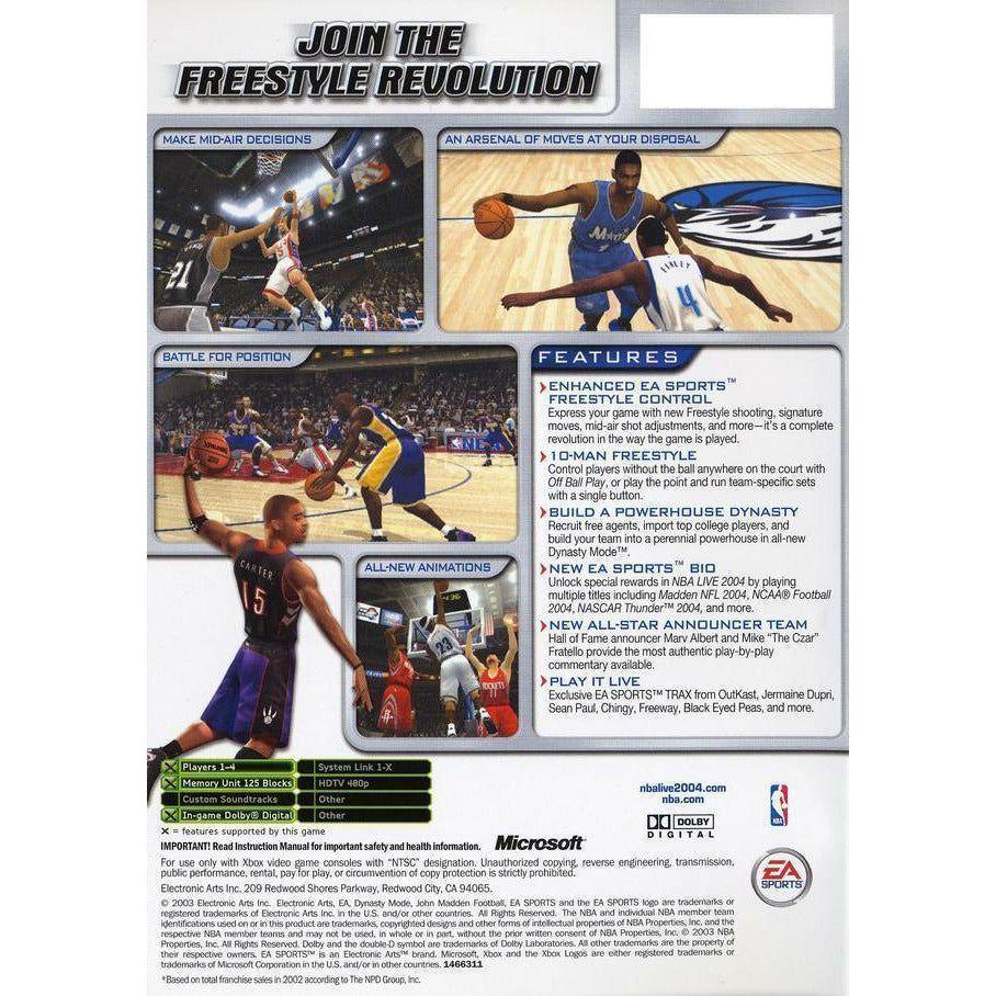 XBOX-NBA Live 2004