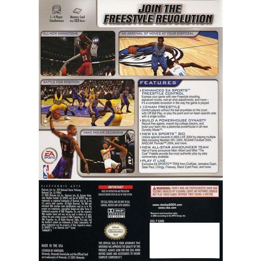 GameCube - NBA Live 2004