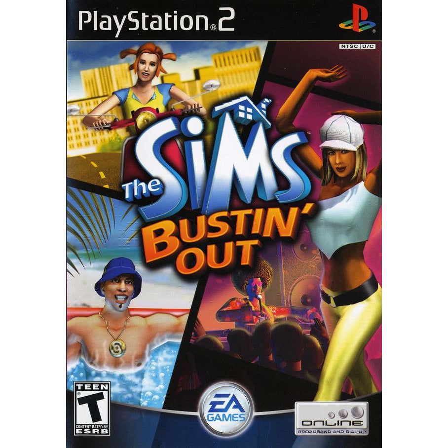 PS2 - Les Sims Bustin Out