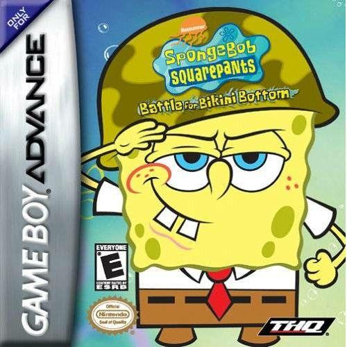 GBA - SpongeBob SquarePants Battle for Bikini Bottom (Complete in Box)