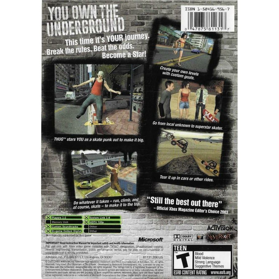 XBOX - Tony Hawk's Underground (Platinum Hits)