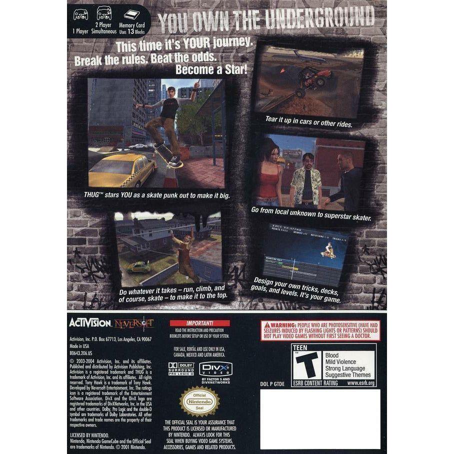 GameCube - Tony Hawk's Underground