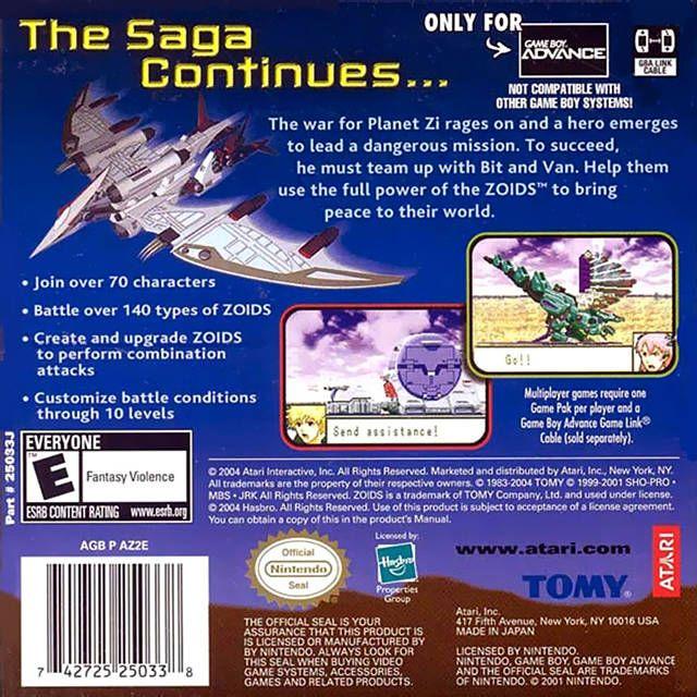 GBA - Zoids Legacy (Cartridge Only)