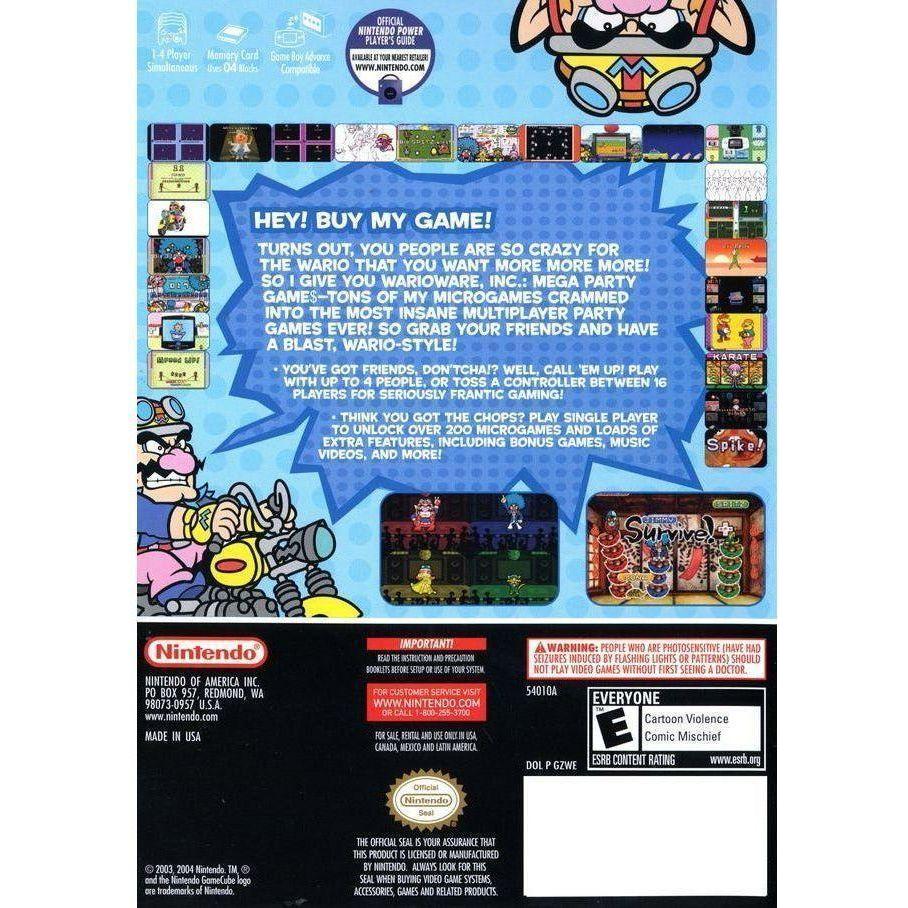 GameCube - Wario Ware Inc. Mega Party Games