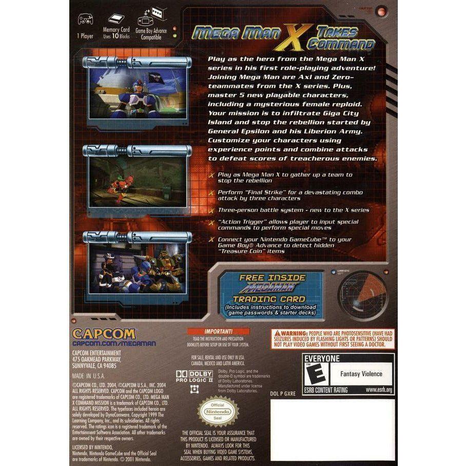 GameCube - Mega Man X Command Mission (avec manuel et carte)